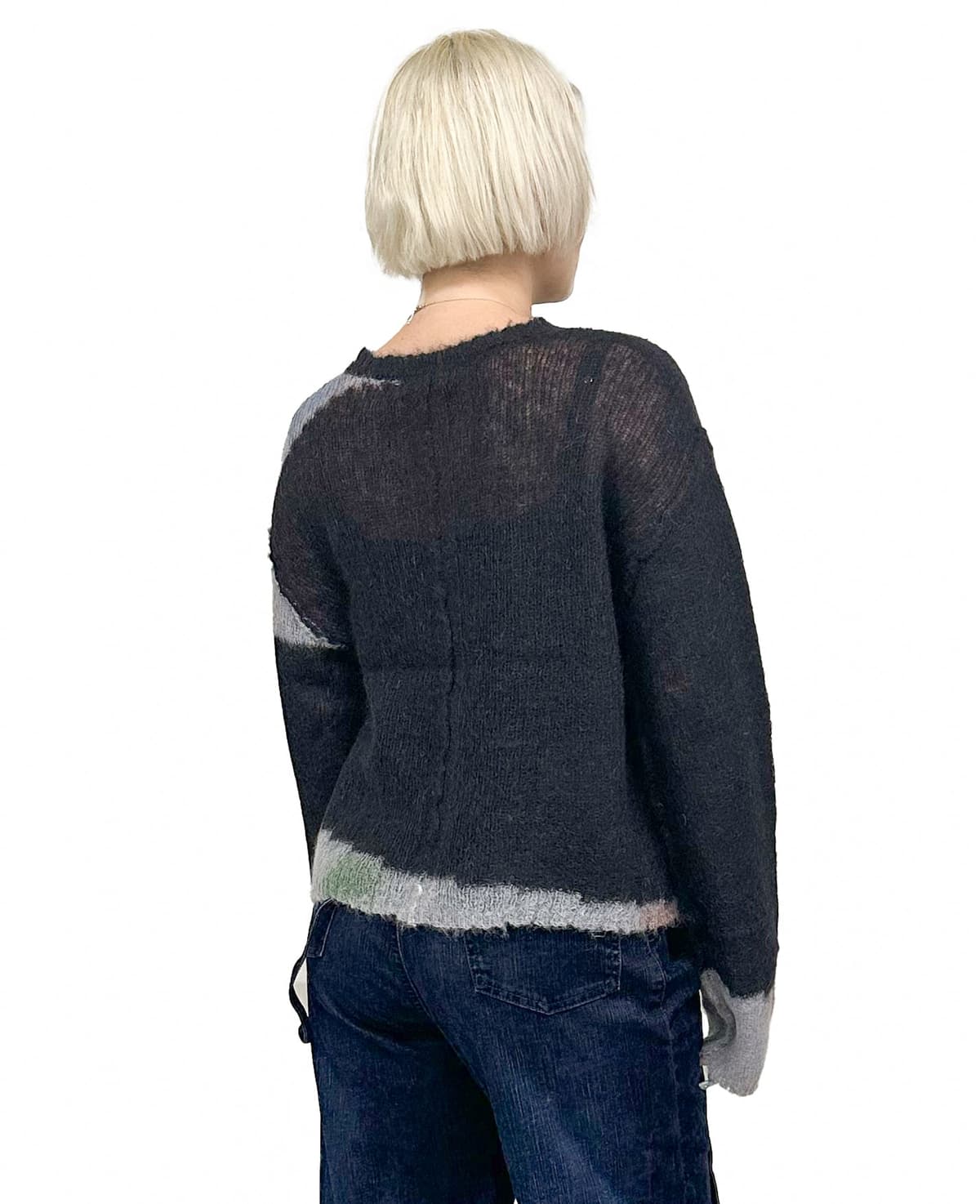 Recycled Mohair Composition Sweater - ELSweaterhinten