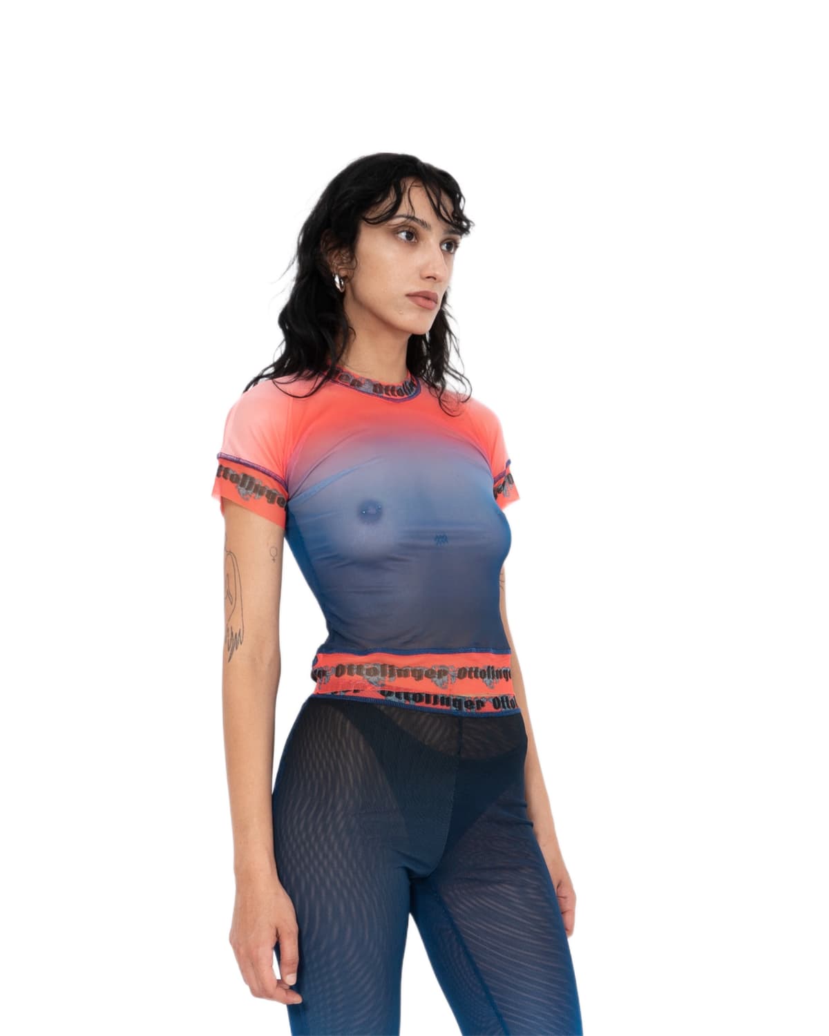 Blueberry Fade Mesh Top - omesh3